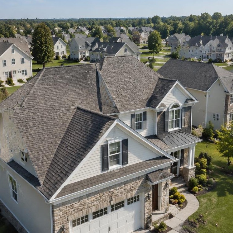 Rooflines illustrating roofing considerations in Limerick, Pennsylvania